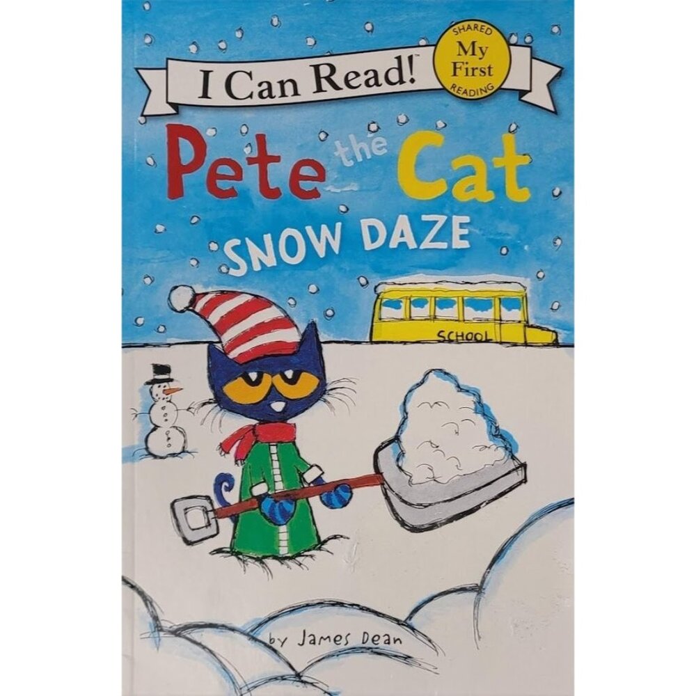 Pete the Cat Snow Daze James Dean 2016 First Edition Harper Children's Book